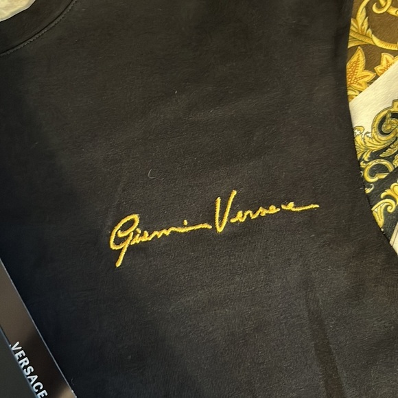 SALE!! Versace mens baroque barocco logo monogram tee NWT - Picture 5 of 8